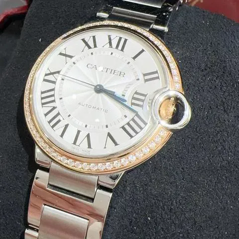 Cartier Ballon Bleu 36mm 36mm Yellow gold and Stainless steel Silver 1