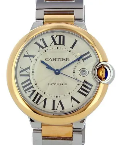 Cartier Ballon Bleu 42mm W2BB0004 42mm Yellow gold and Stainless steel Silver