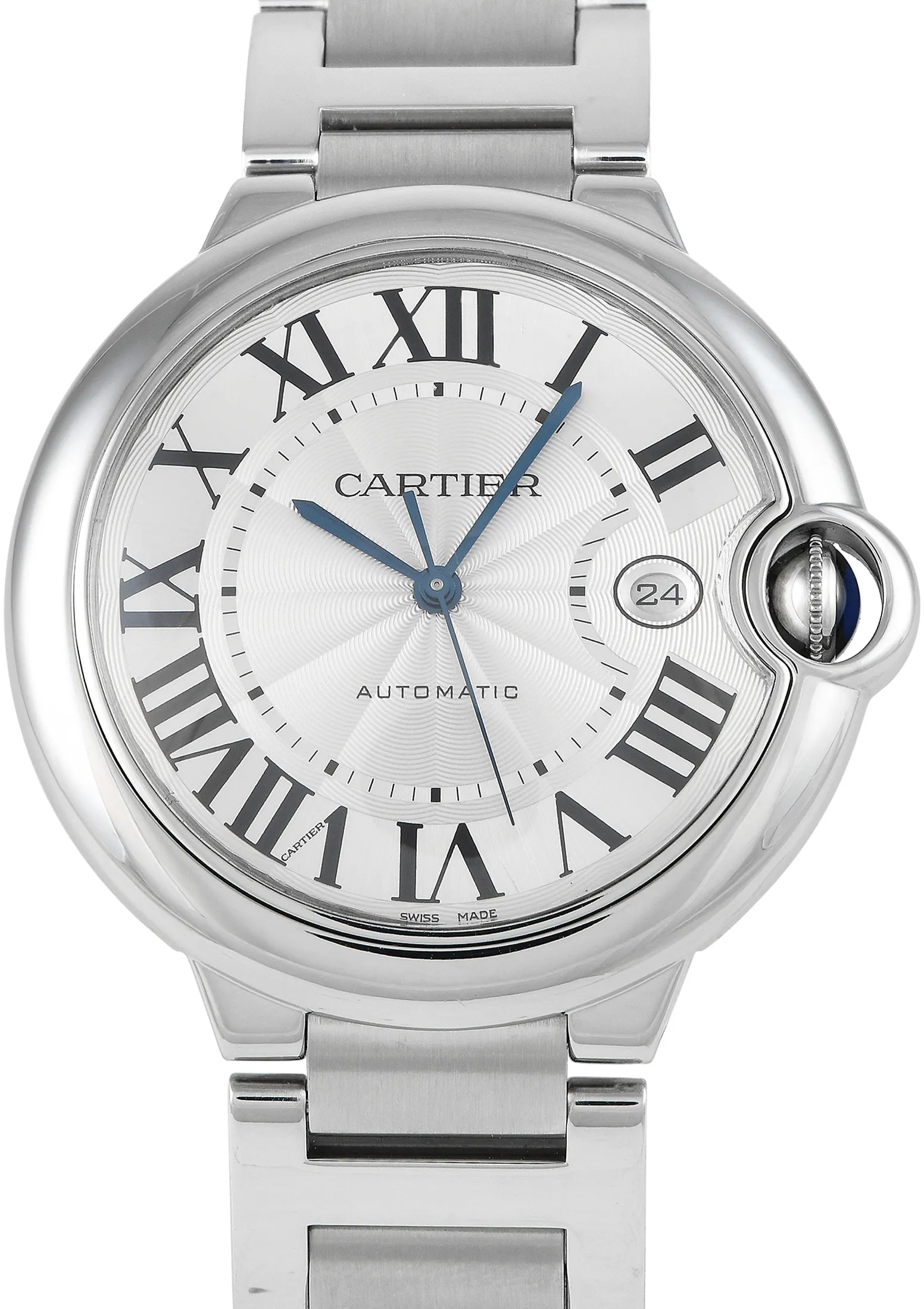 Cartier Ballon Bleu 42mm W69012Z4 42mm Stainless steel Silver