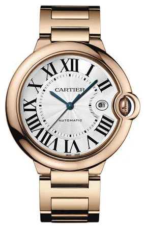 Cartier Ballon Bleu 42mm WGBB0016 42mm Rose gold and 18k rose gold White