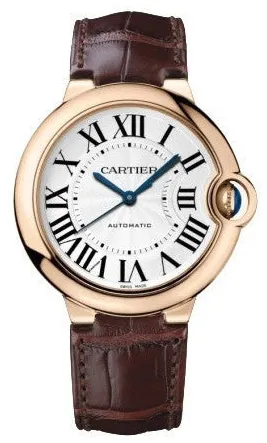 Cartier Ballon Bleu W6900456 36.5mm Rose gold and 18k rose gold White