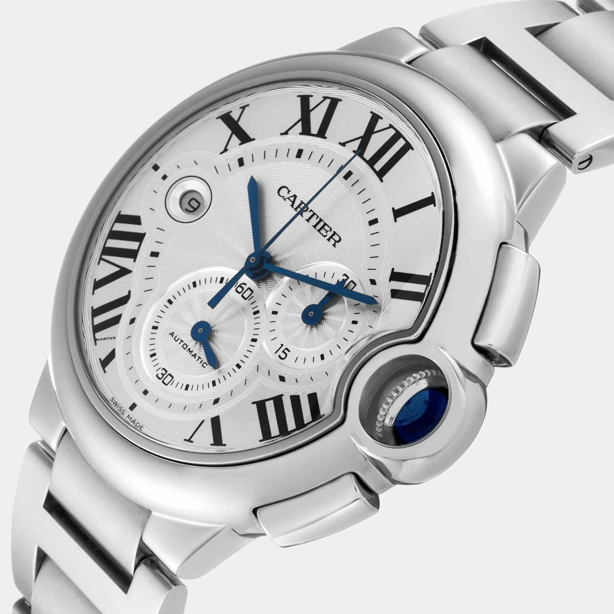 Cartier Ballon Bleu 44mm Stainless steel Silver 1