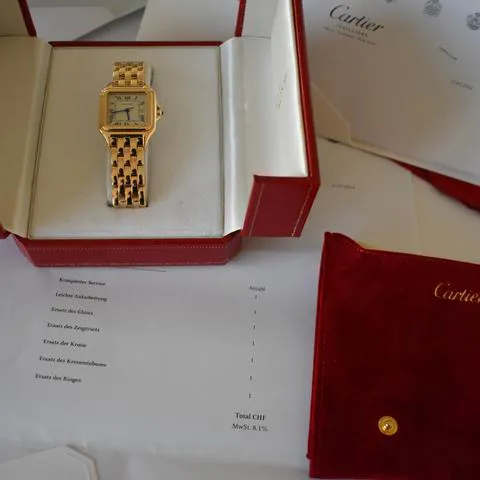 Cartier Panthère 883968 27mm Yellow gold White 11