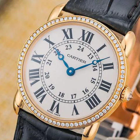 Cartier Ronde Louis Cartier WR000151 29mm Yellow gold Silver 1