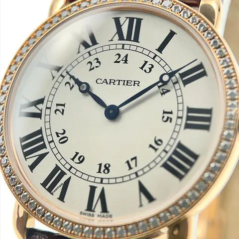 Cartier Ronde Louis Cartier WR000651 36mm Rose gold Silver 1