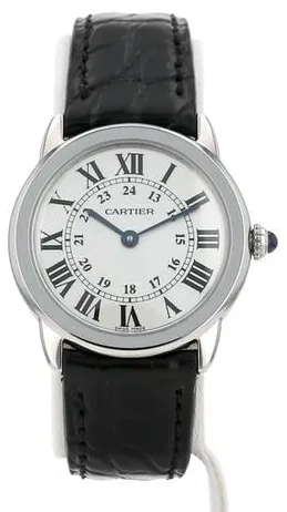 Cartier Ronde Solo de Cartier 2933 29mm Stainless steel Silver 1