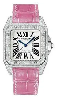 Cartier Santos 100 WM501751 18k white gold Silver