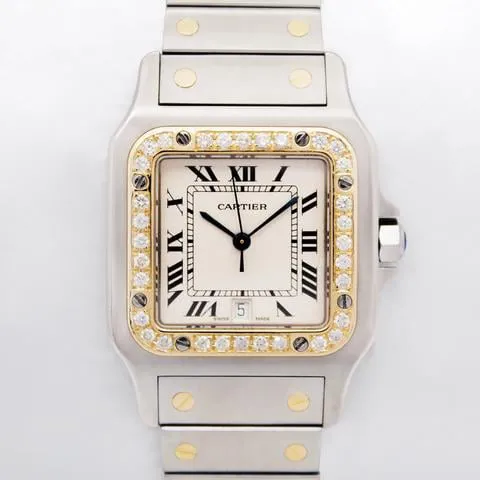 Cartier Santos Galbée 187901 29mm Stainless steel White