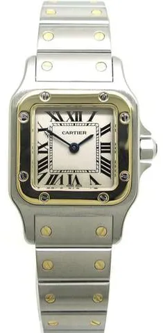 Cartier Santos W20012C4 24mm Yellow gold and Stainless steel Silver 1