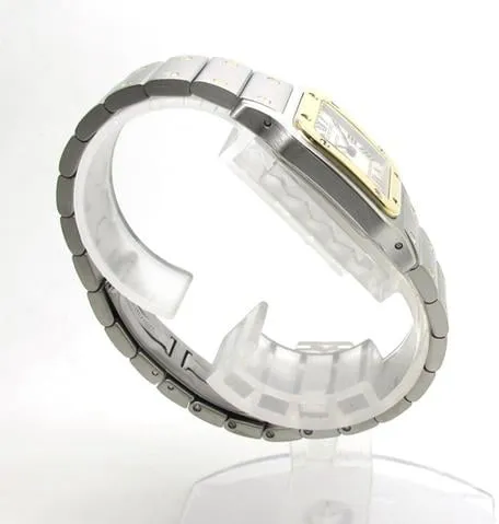 Cartier Santos W20012C4 24mm Yellow gold and Stainless steel Silver 3