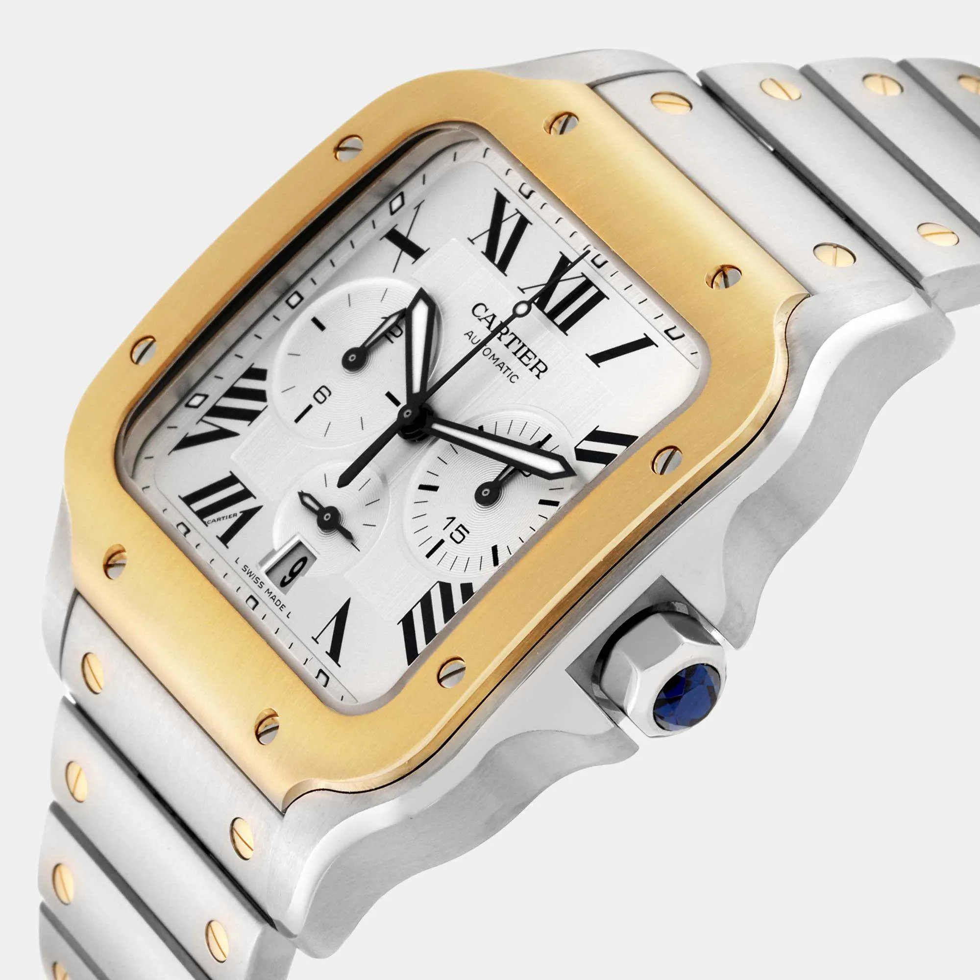 Cartier Santos XL 45mm Yellow gold and Stainless steel and 18k yellow gold 1