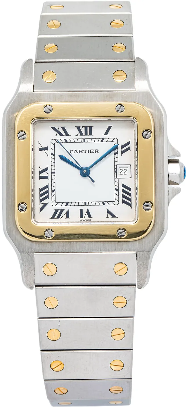 Cartier Santos 2961 29mm Stainless steel White