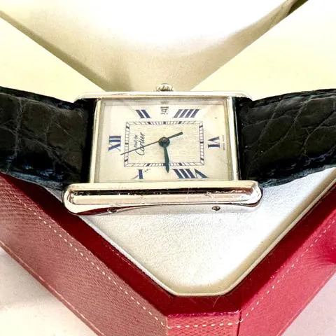 Cartier Tank 2414 26mm Silver White 2