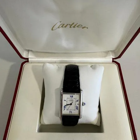 Cartier Tank 2414 26mm Silver White 4