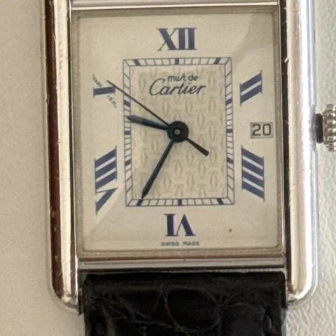 Cartier Tank 2414 26mm Silver White 7