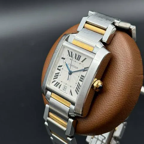 Cartier Tank Française W51005Q4 28mm Yellow gold and Stainless steel White 1