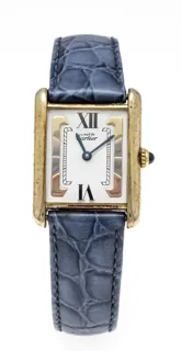 Cartier Tank Vermeil 590003 Silver White