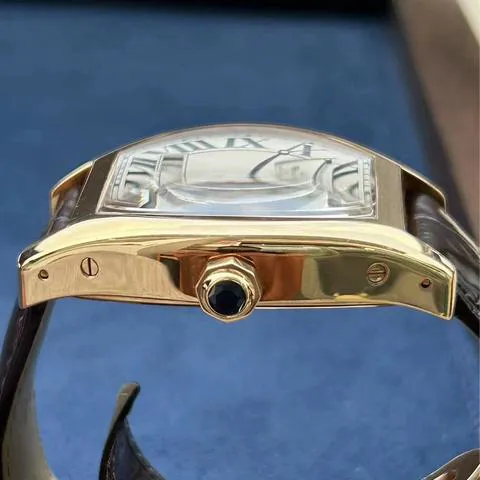 Cartier Tortue W1545851 38mm Rose gold Silver 2