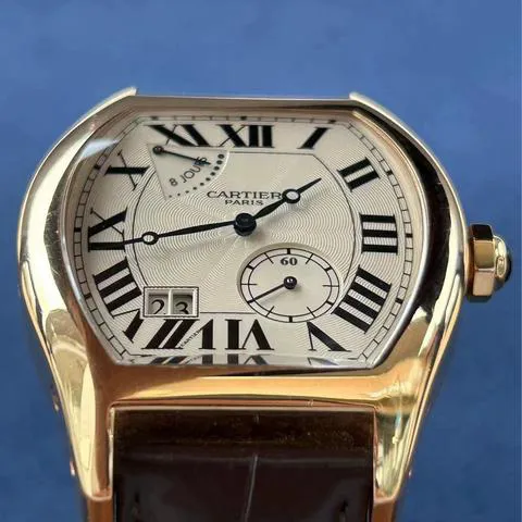 Cartier Tortue W1545851 38mm Rose gold Silver 3