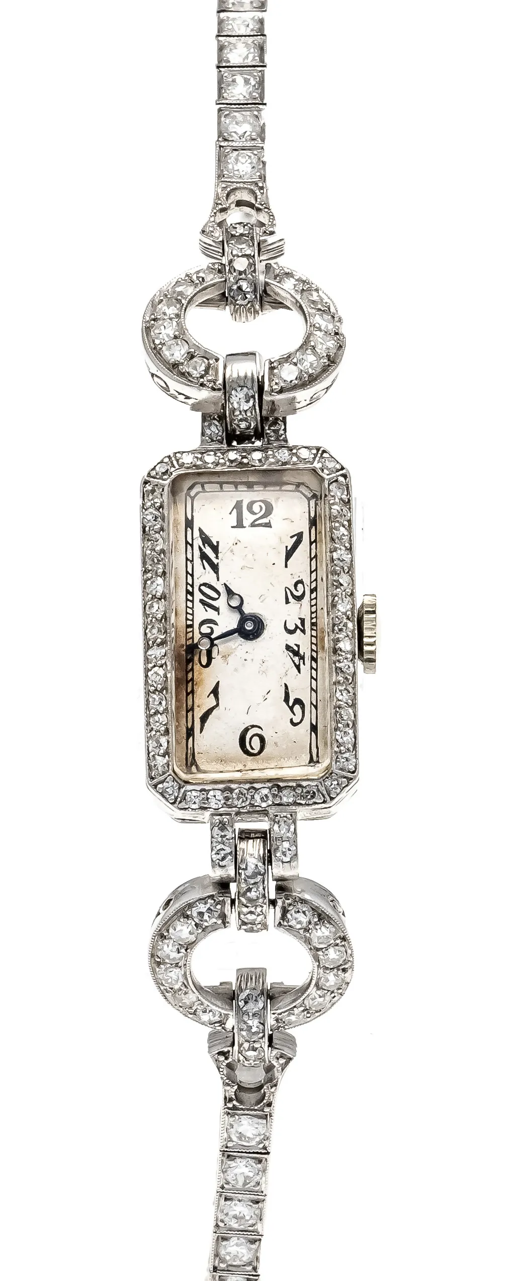 Charles-Henri Meylan 12.5mm Platinum and Diamond Silver