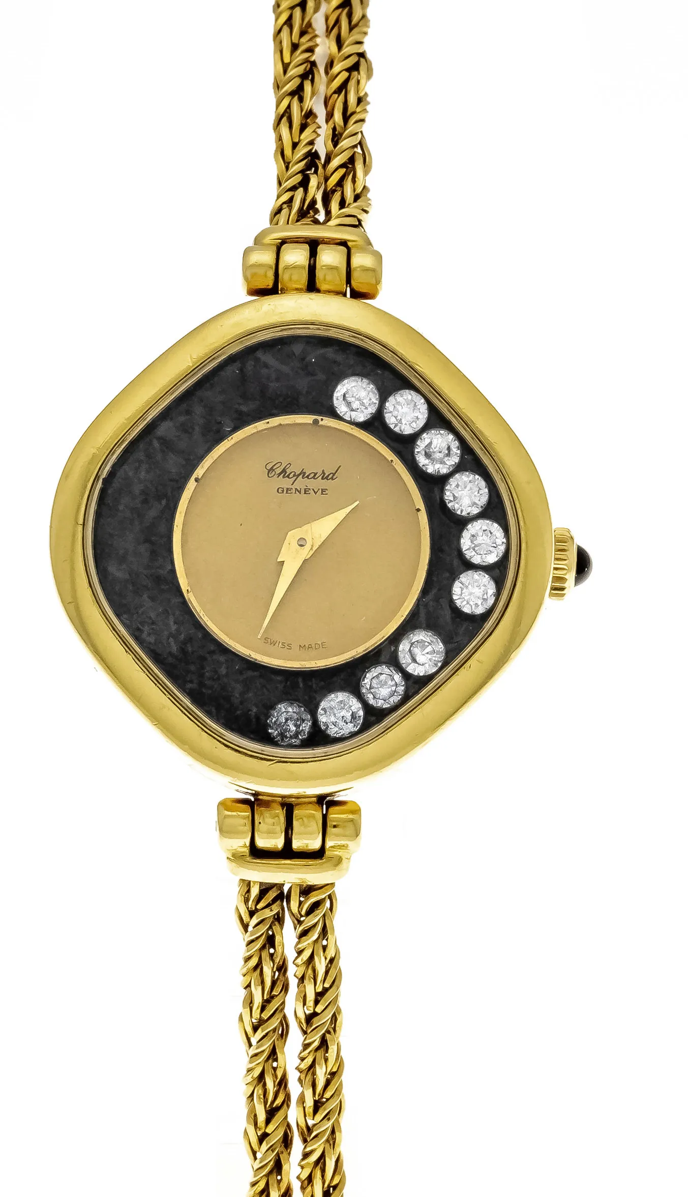 Chopard Happy Diamonds G3407 25mm Yellow gold and Diamond Gold