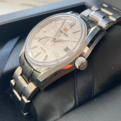 Grand Seiko Heritage SBGA413 40mm Titanium Silver 9