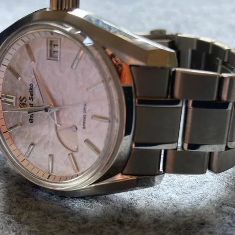 Grand Seiko Heritage SBGA413 40mm Titanium Silver 11