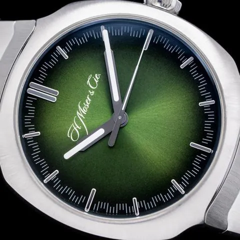 H. Moser & Cie. Streamliner 6200-1200 40mm Stainless steel Green 5