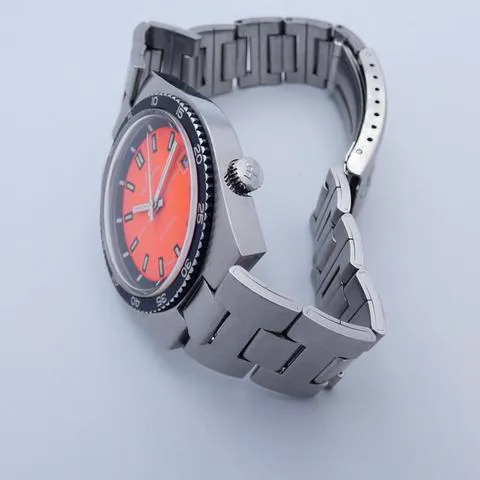 Helvetia 37mm Stainless steel Orange 3