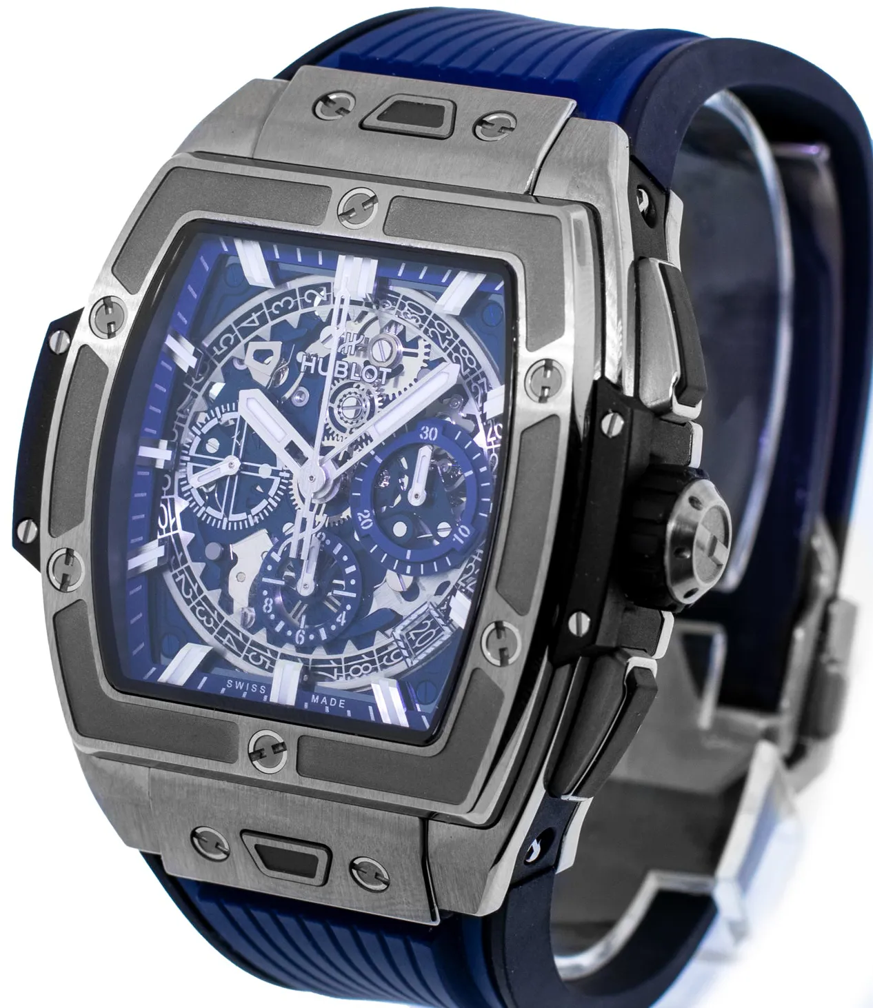 Hublot Spirit of Big Bang 642.NX.7170.RX 42mm Titanium Transparent and Clear