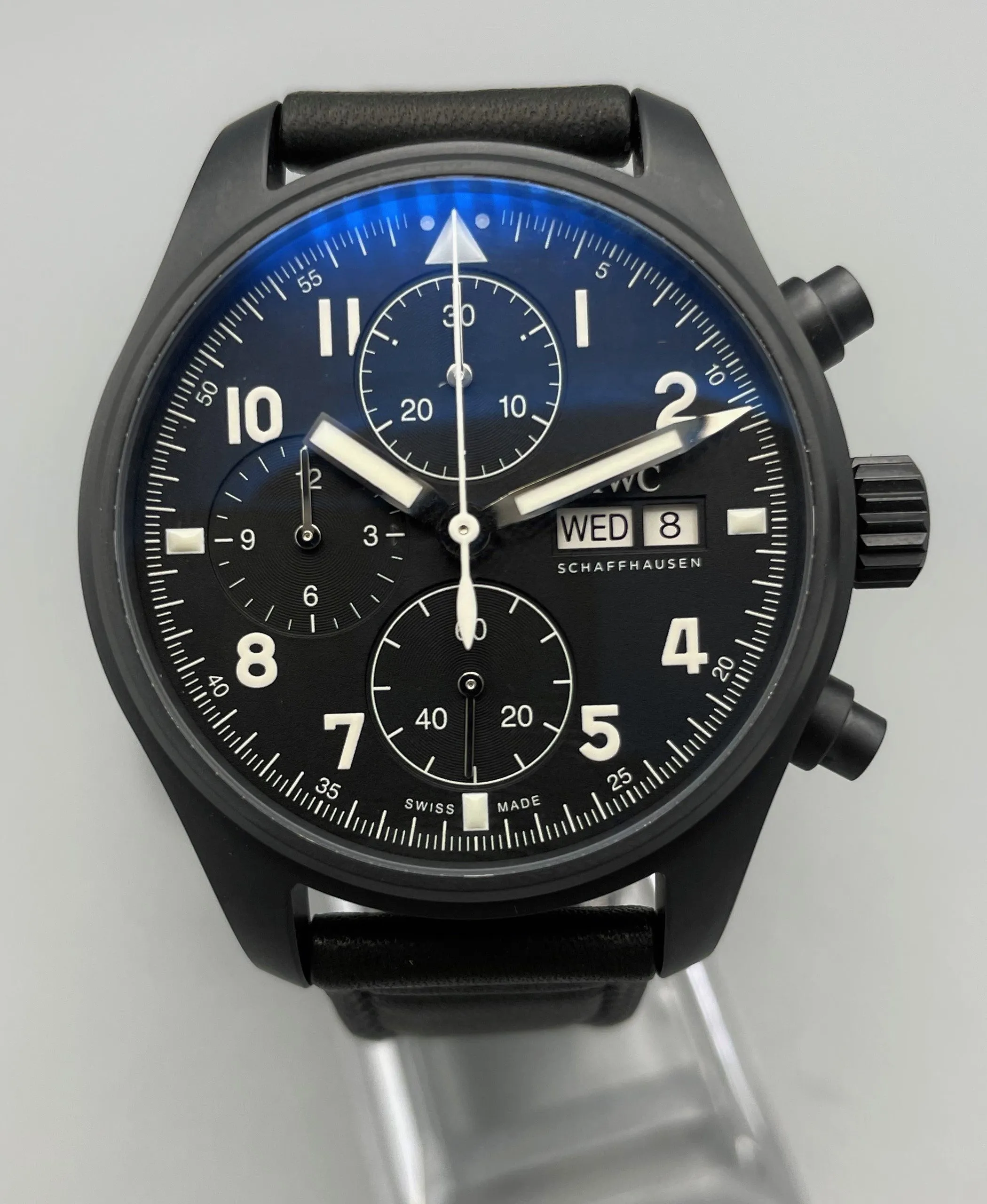 IWC Pilots Watch Chronograph 3705 Ceratanium