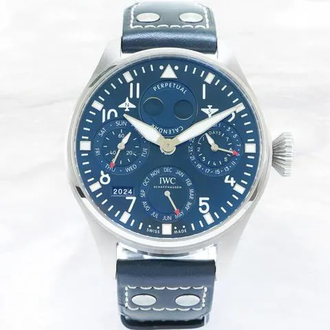 IWC Big Pilot IW503605 46.2mm Stainless steel Blue