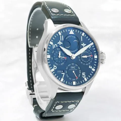 IWC Big Pilot IW503605 46.2mm Stainless steel Blue 4