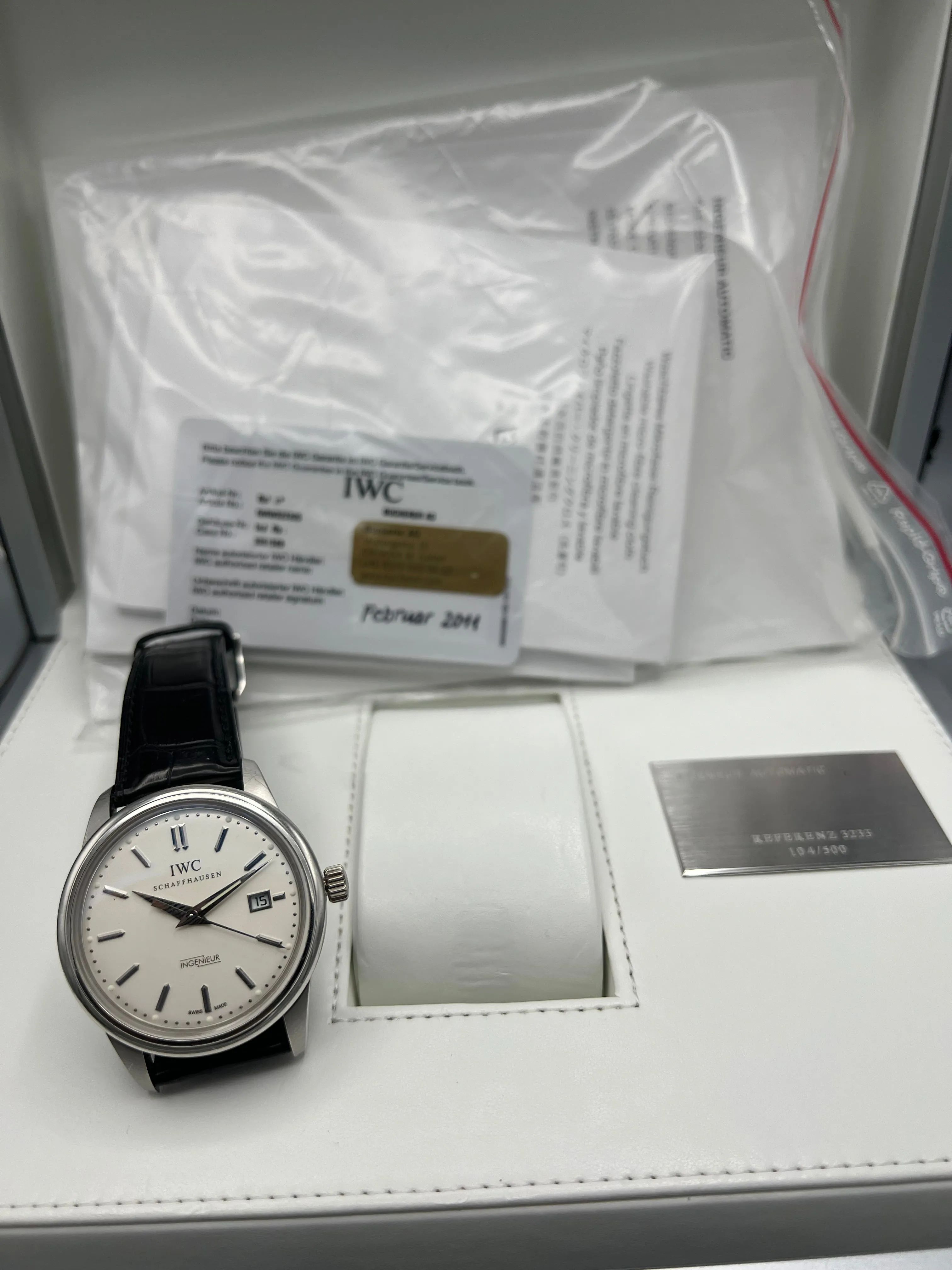 IWC Ingenieur Automatic IW323305 42.5mm Platinum Silver 2