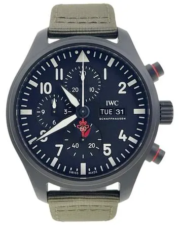 IWC Pilot IW388104 41mm Stainless steel Green