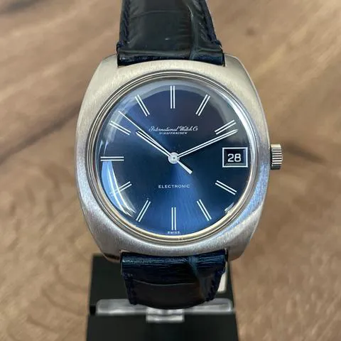 IWC 37mm Stainless steel Blue