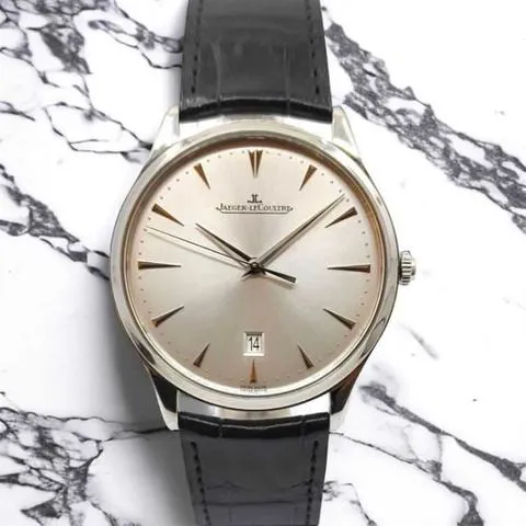 Jaeger-LeCoultre Master Ultra Thin Date Q1288420 / 174.8.37.S 40mm Stainless steel Gray