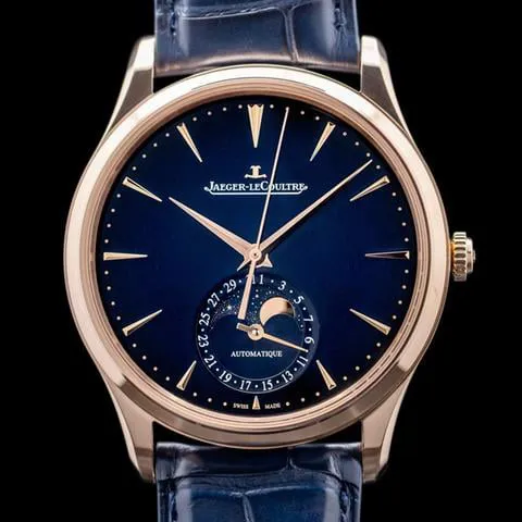 Jaeger-LeCoultre Master Ultra Thin Q1362580 39mm Rose gold Blue