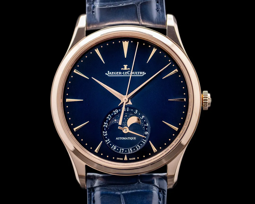 Jaeger-LeCoultre Master Ultra Thin Q1362580 39mm Rose gold Blue