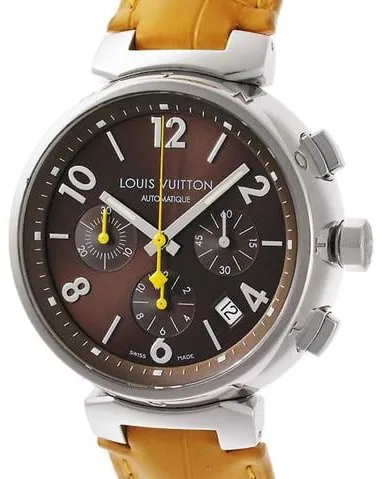 Louis Vuitton Q1121 41mm Stainless steel Brown