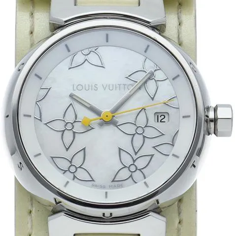 Louis Vuitton Q121C1 28mm Stainless steel White