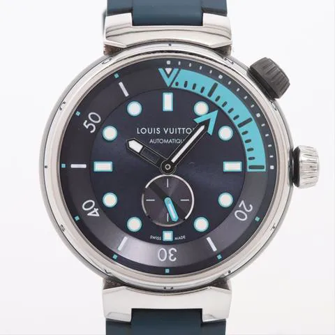 Louis Vuitton QA121Z 41mm Stainless steel Blue