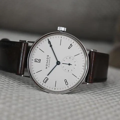 NOMOS Tangente 101 35mm Stainless steel White