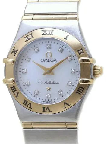 Omega Constellation 1262.75.00 22mm Yellow gold and Stainless steel White