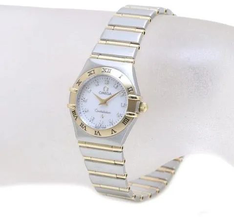 Omega Constellation 1262.75.00 22mm Yellow gold and Stainless steel White 1