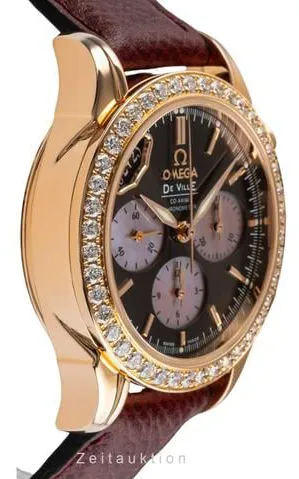 Omega De Ville Co-Axial 4677.60.37 35mm Rose gold Brown 4