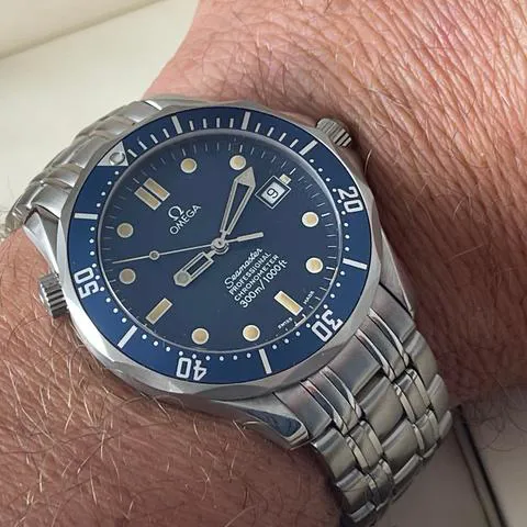 Omega Seamaster Diver 300M 25318000 41mm Stainless steel Blue 4