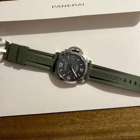 Panerai Luminor 1950 3 Days GMT Power  PAM 01358 44mm Stainless steel Gray 3