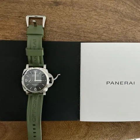 Panerai Luminor 1950 3 Days GMT Power  PAM 01358 44mm Stainless steel Gray 5