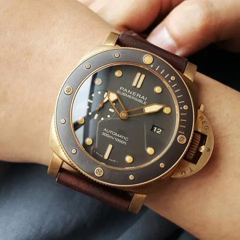 Panerai Submersible PAM 00968 47mm Bronze Brown 1